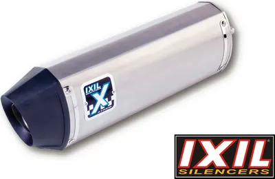 Produktbild von IXIL Hexoval Xtrem Komplettanlage Edelstahl / Edelstahl schwarz Kawasaki ER 6 N/F - OK7052VSE