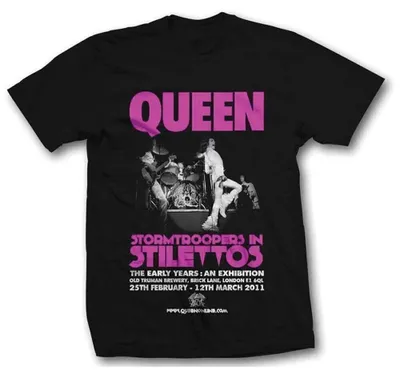 Obrázok produktu pre Queen Stormtrooper in Stilettos Black M Tričko