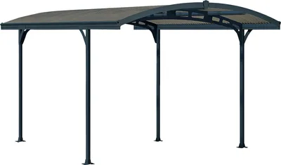 Produktbild von Palram - Canopia Aluminium Carport Atlas 5000 Anthrazit 495x288x239 cm