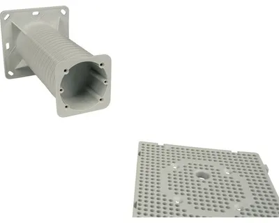 Obrázok produktu pre Inštalačná krabica do zateplenia 120 x 120 x 200 mm sivá