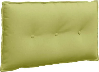 Image de vidaXL Coussin dorsal vert clair 80 x 19 x 50 cm Tissu