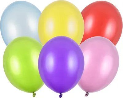 Produktbild von Strong Ballons 27cm, Metallic Mix (1 Packung / 100 Stück)