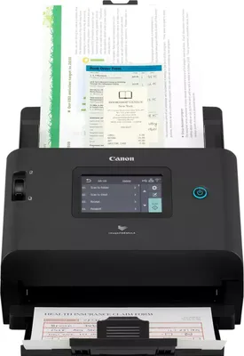 Produktbild von Canon DR-S350NW A4 50ppm,600dpi,WLAN,USB,LAN,ADF60 - Dokumentenscanner (6897C003)