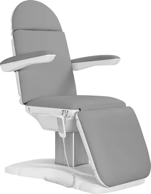 Productafbeelding van Elektrische schoonheidssalon fauteuil, model Eclipse, met 3 motoren, grijs