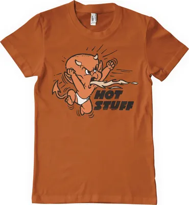 Produktbild von Hot Stuff Retro T-Shirt - Small - BurntOrange