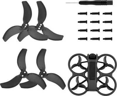 Image de Hélice pour drone DJI AVATA 2 - Jeu de 4 - Noir - CODE 3032S