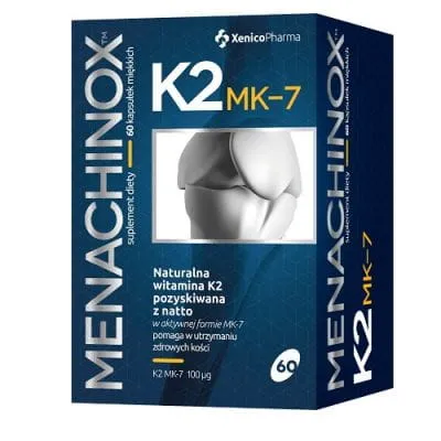 Productafbeelding van Menachinox K2 - MK7 100 µg, 60 capsules, XENICOPHARMA