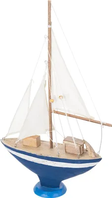 Produktbild von Maritime Segelboot-Deko aus Holz für stilvolle Raumgestaltung