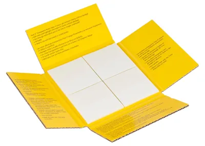Produktbild von Post-it® Tranparent Notes Haftnotizen - 73 mm x 73 mm - 36 Blatt/Block - 12 Pads/Packung