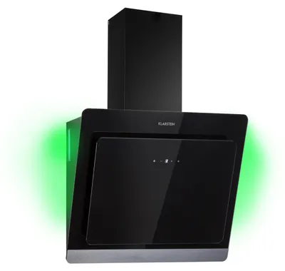 Obrázok produktu pre Klarstein digestor 60 cm, odsávací digestor, digestor s filtrom s aktívnym uhlím, digestor s prietokom vzduchu 563 m³/h, nástenný digestor s RGB-LED, tichý digestor 60 cm