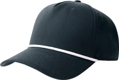 Image de Atlantis Headwear - Casquette de baseball « Paka » pour hommes/femmes, unie, structurée, matière recyclée AB759 (taille unique) (marine/blanc)