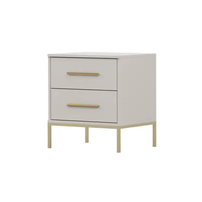 Image de Table de nuit Table de nuit Commode de nuit 50 cm Cachemire/Cachemire avec deux tiroirs Rose 23