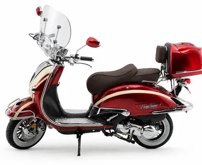 Produktbild von Motorroller 125 ccm Burnout EasyCruiser Artemis Rot Beige Metallic