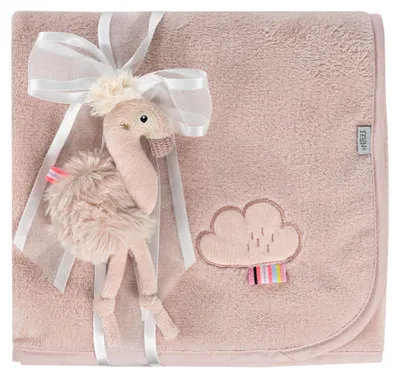 Produktbild von Kuscheldecke Flamingo