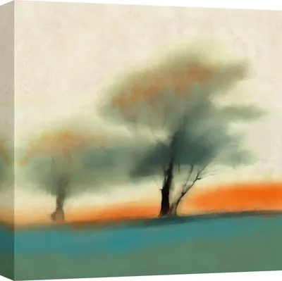 Obrázok produktu pre Výtlačky na plátne, moderná krajina - Renée Courtois - Stromy - 40 x 40 cm