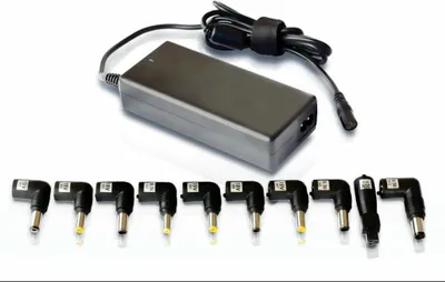 Produktbild von Leotec LENCSHOME06, Laptop, Drinnen, 100-240 V, 90 W, Überstrom, Überlastung, Überspannung, Kurzschluß, Schwarz