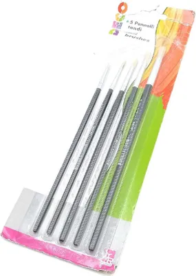Produktbild von Deco Pinsel Malzubehör K766 BL5 rund Pinselspitze für feine Details