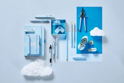 Produktbild von Faber-Castell Kugelschreiber Grip 2010, himmelblau - Nachfüllmine XB