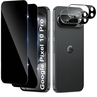 Produktbild von 2X Schutzglas für Google Pixel 10 Pro Sichtschutz Panzerglas Privacy Panzerfolie Display Kamera 9H