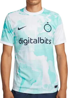 Produktbild von NIKE Herren Inter M Nk Df Stad JSY Ss Aw Kurzarm Shirt, Weiß/Hellblau/Schwarz-Blau DJ7680-102 - XL