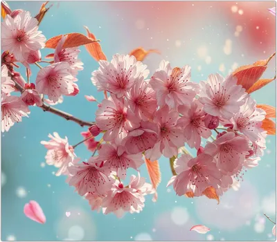 Produktbild von Spritzschutz Herdabdeckplatte Schneidebrett aus Glas Kirschblüte Himmel 1-Teilig (60x52cm)
