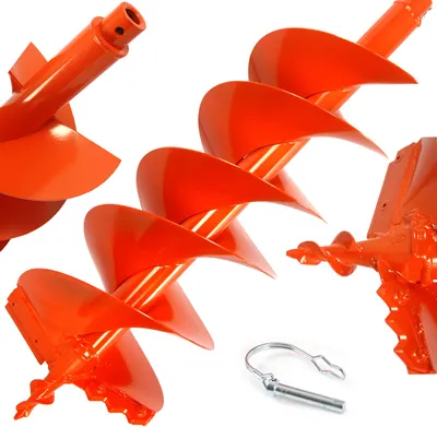 Produktbild von Ø 250mm 800mm Profi Erdlochbohrer Erdbohrer Erdaufbereiter Bohrer Pfahlbohrer