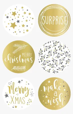 Produktbild von HEYDA 203780807 Sticker Merry Xmas 10 x 19 cm Sticker Ø 4 cm