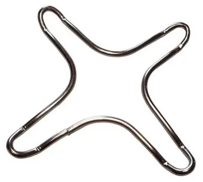 Pfannenständer Edelstahl 130 mm für Gaskochplatten