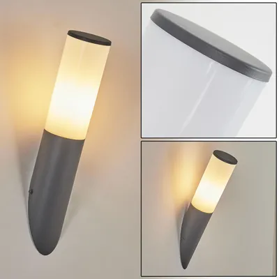 Produktbild von Zogno »Zogno« moderne Außenleuchte aus Metall/Kuntstoff in Anthrazit/Weiß