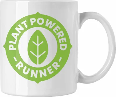 Produktbild von Trendation - Veganer Geschenk Lustige Tasse Vegetarier Geschenkidee Tasse Lustig für Geschenkset und Geschenkbox (Weiß)