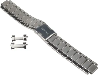 Produktbild von Ersatzband Timex Edelstahl für T2N165 Silberfarben 20mm