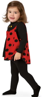Marienkäfer Kostüm Käferle Ladybug für Kleinkinder seitlich von Vorne