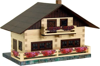Image de Walachia Kit de collage en bois Maison alpine