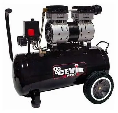 Productafbeelding van Luchtcompressor, Stil, Capaciteit 24 l, Motor 1,5 pk, Olievrij