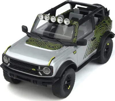 Produktbild von GT Spirit 1:18 FORD BRONCO RTR ICONIC - 2022 - silver