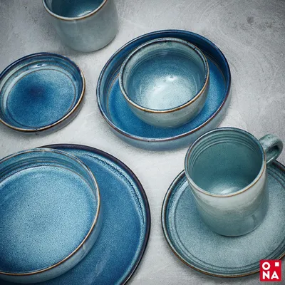Productafbeelding van ONA Kommen Duna Blue ø 15 cm - 4 Stuks