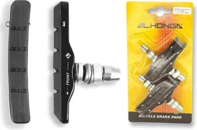 Immagine prodotto di ALHONGA Set di pastiglie freno con supporto in lega nero tipo Shimano Xtr