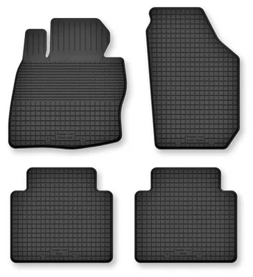 Produktbild von Gummi-Fußmatten für Honda City V 2008-2011 (Limousine) – 4-tlg, Schwarz, Semi-Universal, angepasst – Wielganizator Semi-Universal