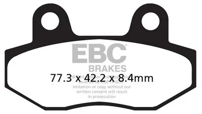 Productafbeelding van FA086/2 EBC Blackstuff remblokken