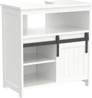 Image de SoBuy Meuble sous lavabo - Meuble sous lavabo - Meuble de salle de bain sous lavabo - Meuble sous lavabo - Meuble sous lavabo