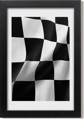 Produktbild von Bild 20x30 MDF-Rahmen, Wandkunst Flagge beenden