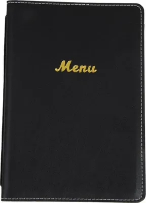 Obrázek produktu pro Olympia Menu Umělá kůže Černá A5