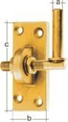Productafbeelding van GAH Kloben, verstelbaar, verzinkt, 16 mm