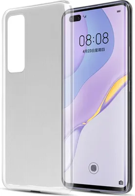 Produktbild von Cadorabo Hülle für Huawei NOVA 7 PRO 5G Schutz Hülle in Transparent Schutzhülle TPU Silikon Cover Etui Case