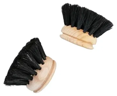 Produktbild von Chinchilla® 4er Set Wechselköpfe aus Holz für Spülbürste | Ersatzkopf mit Buchen