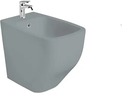 Immagine prodotto di Bidet a terra in Vetroceramica grigio opaco | Mozart