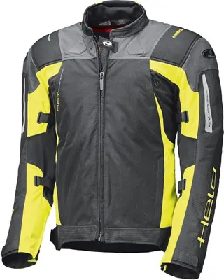 Produktbild von Held Antaris Motorrad Textiljacke, grau/gelb, 3XL