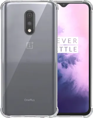 Image de Coque pour OnePlus 7
  Transparent - Etui antichoc en silicone TPU avec Bumper Transparent -
  Smartphonics