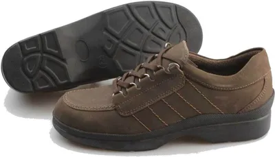Produktbild von Casual Damen Straßenschuh Schnürrschuh strapazierfähiges Obermaterial Erdafarbend Braun 38