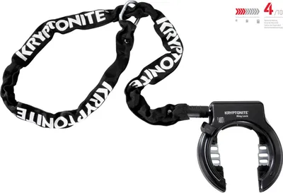 Immagine prodotto di Lucchetto Kryptonite 512 con catena,  ART2, lunghezza 100 cm, nero, ...